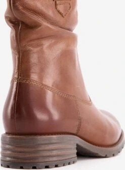 Hush Puppies Gevoerde Leren Dames Enkellaarsjes - Cognac - Maat 38 -Skechers Verkoopwinkel 880x1200 1