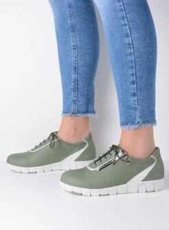 Wolky Veterschoenen Etosha HV Lichtgroen Nubuck -Skechers Verkoopwinkel 885x1200 123