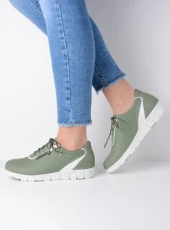 Wolky Veterschoenen Etosha HV Lichtgroen Nubuck -Skechers Verkoopwinkel 885x1200 124