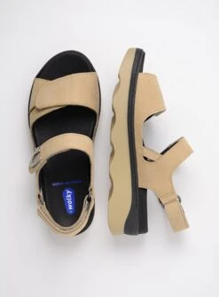 Wolky Sandalen Medusa Beige Nubuck -Skechers Verkoopwinkel 885x1200 36
