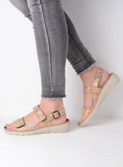 Wolky Sandalen Santorini Beige Suede