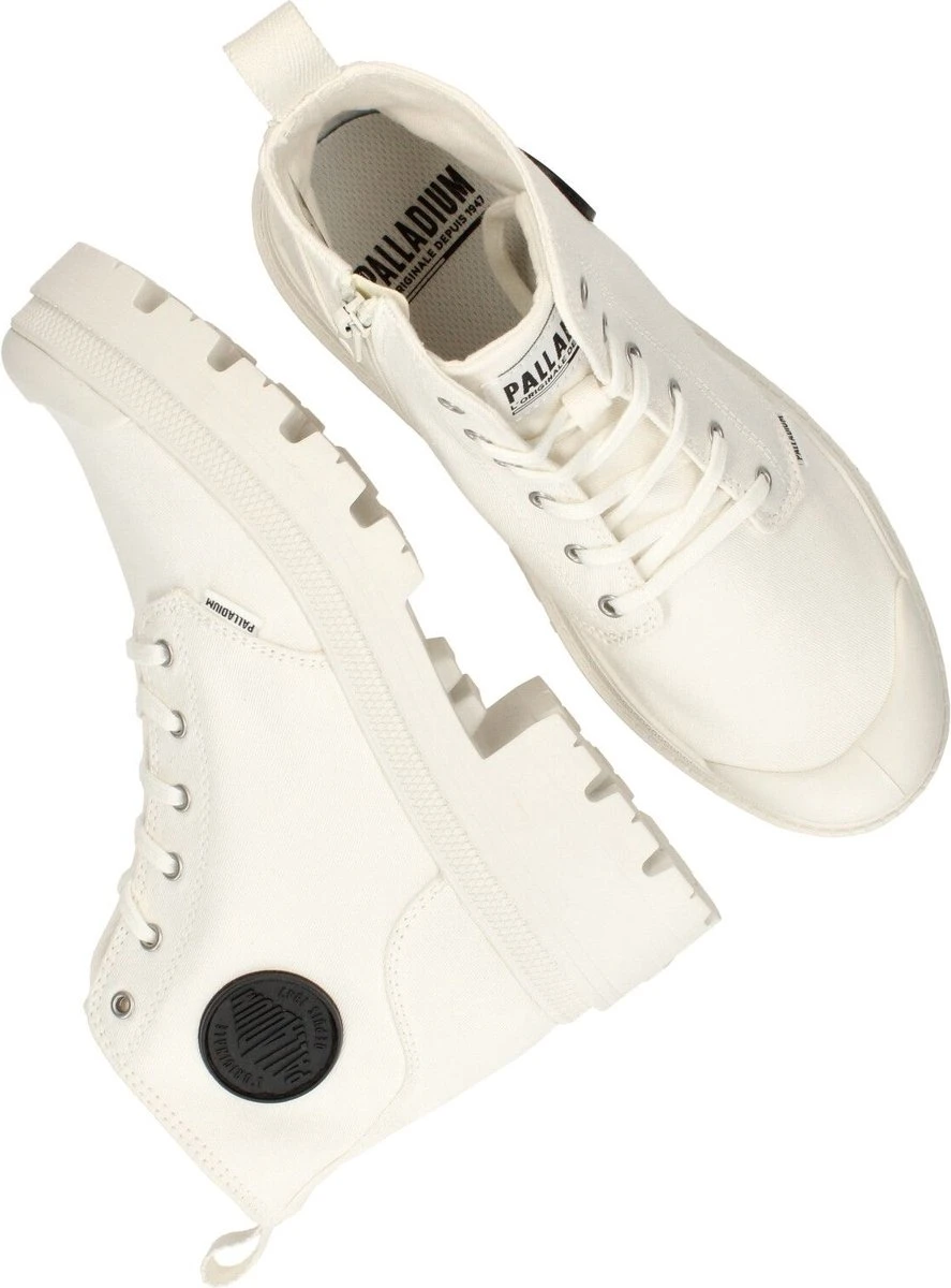 Palladium Pallabase Wit Canvas - Dames - Maat 39 12 Palladium Pallabase Wit Canvas - Dames - Maat 39 - Afbeelding 12