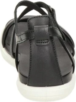 Ecco Simpil Leren Dames Sandalen - Zwart - Maat 40 -Skechers Verkoopwinkel 901x1200