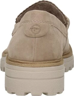 Tamaris Instappers Taupe Leer 131225 - Dames - Maat 39 -Skechers Verkoopwinkel 929x1200