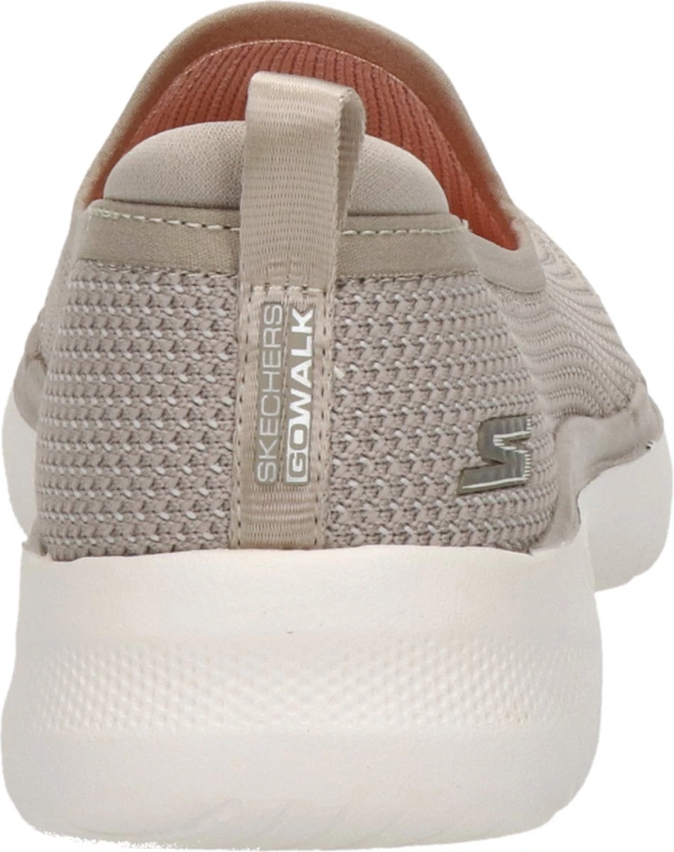 Skechers Go Walk 6 Dames Instapschoen - Beige - Maat 38 5 Skechers Go Walk 6 Dames Instapschoen - Beige - Maat 38 - Afbeelding 5