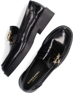 Scotch & Soda Emma Loafers - Instappers - Dames - Zwart - Maat 38 -Skechers Verkoopwinkel 951x1200