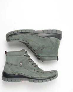 Wolky Veterschoenen Jump Saliegroen Nubuck -Skechers Verkoopwinkel 953x1200 3