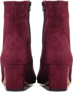 Lina Locchi Enkellaarsjes Dames / Laarzen / Damesschoenen - Suède - L1101 Sue - Bordeaux - Maat 42 -Skechers Verkoopwinkel 955x1200 2