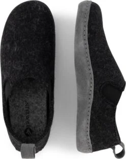 Travelin' In-Home Dames Sloffen - Wollen Pantoffels - Suede Zool - Grijs - Maat 38 -Skechers Verkoopwinkel 957x1200 1