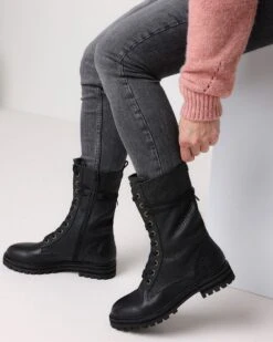 Mexx Enkellaarzen Hatty - Zwart - Dames - Boots - - Maat 42 - Laarzen - Laarzen Dames