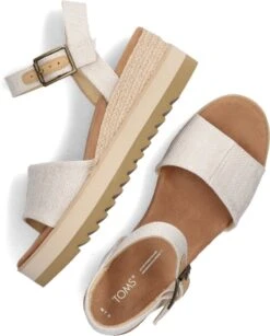 Toms Diana Sandalen - Met Sleehak - Dames - Beige - Maat 38,5 -Skechers Verkoopwinkel 964x1200