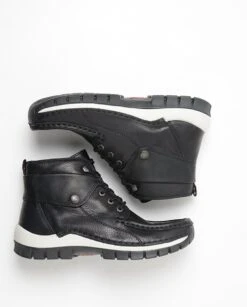 Wolky Veterschoenen Jump Zwart/wit Leer -Skechers Verkoopwinkel 967x1200 8