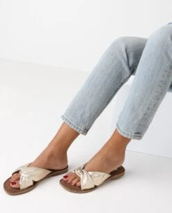 Mexx Sandalen Janice Dames - Goud - Maat 39