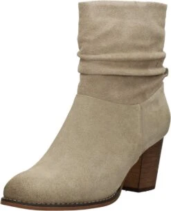 SUB55 Dames Enkellaarsjes Enkellaarsjes Hak - Beige - Maat 39 -Skechers Verkoopwinkel 973x1200 1