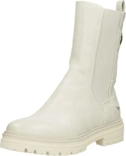 Mustang Enkellaarsjes Plat Enkellaarsjes Plat - Gebroken Wit - Maat 42 -Skechers Verkoopwinkel 973x1200