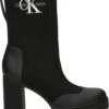 Calvin Klein Platform Boot Sock Dames Enkellaars - Zwart - Maat 39 -Skechers Verkoopwinkel 989x1200 2